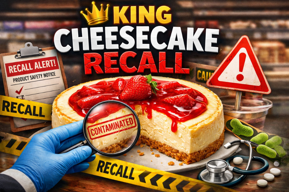 king cheesecake recall